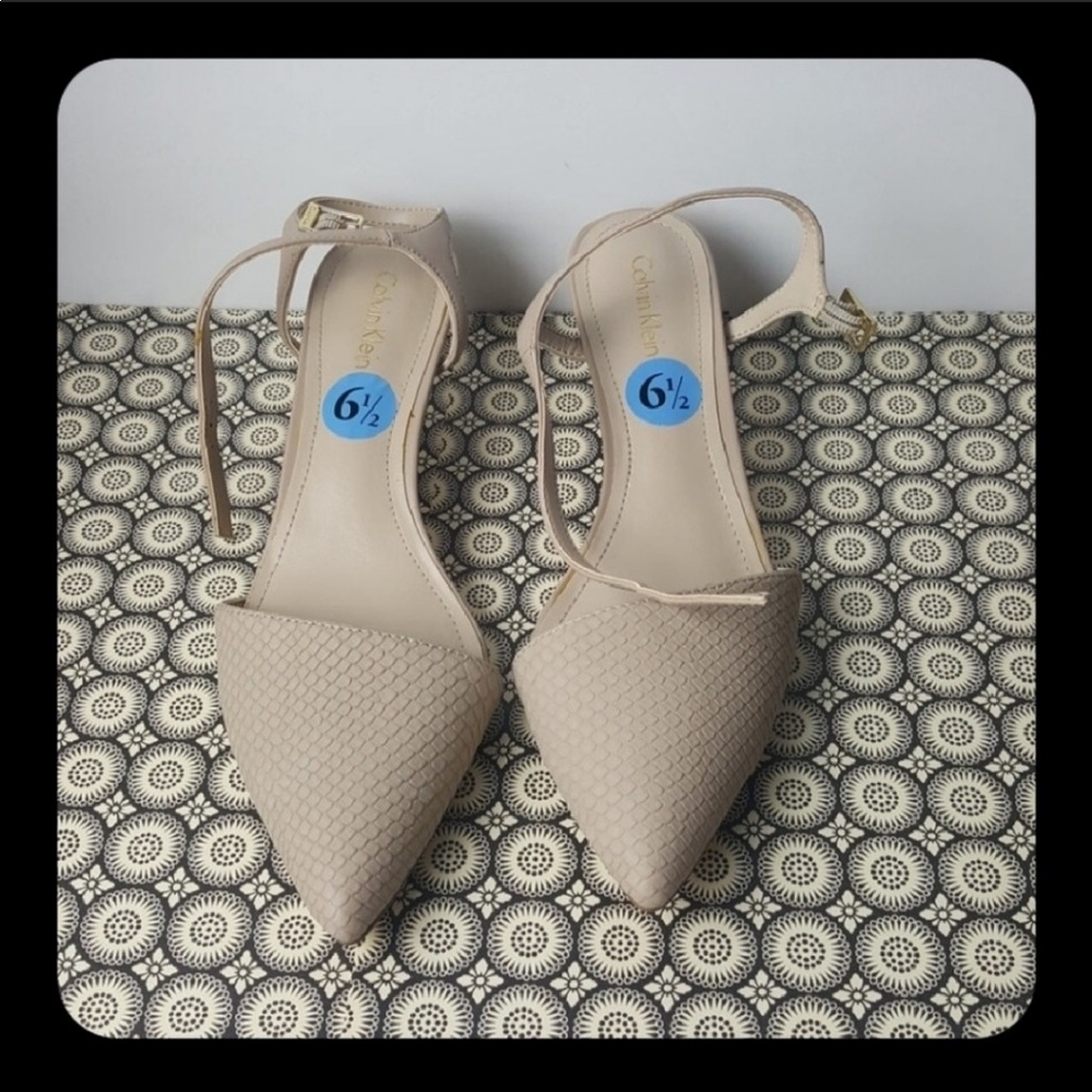 Calvin Klein Nasha Bone Low Pump 6.5